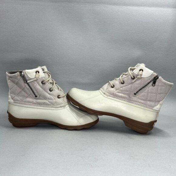 Sperry Women's Size 10 Syren Gulf Wool Quilt Rubber Boots - Picture 7 of 13